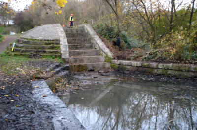 Below Lock 19 after