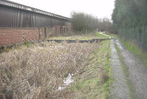 site of the former swing bridge